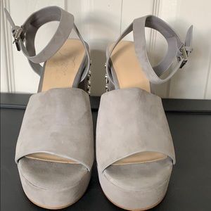 Fergie studded platform heels